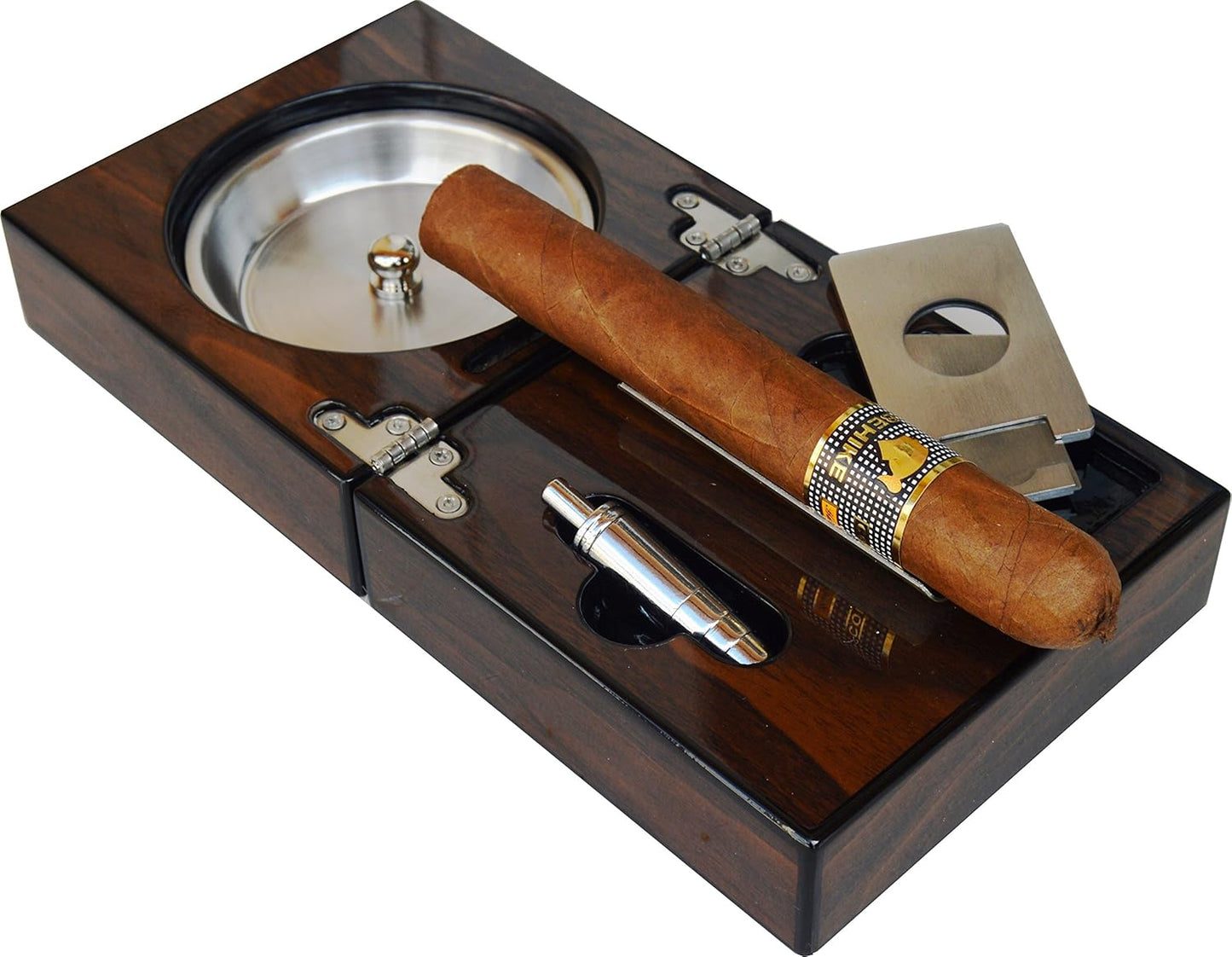 The Compact Ash Tray with Cutter and Punch