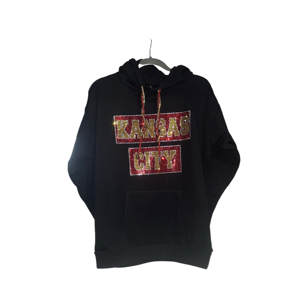 Kansas City Rhinestone Hoodie