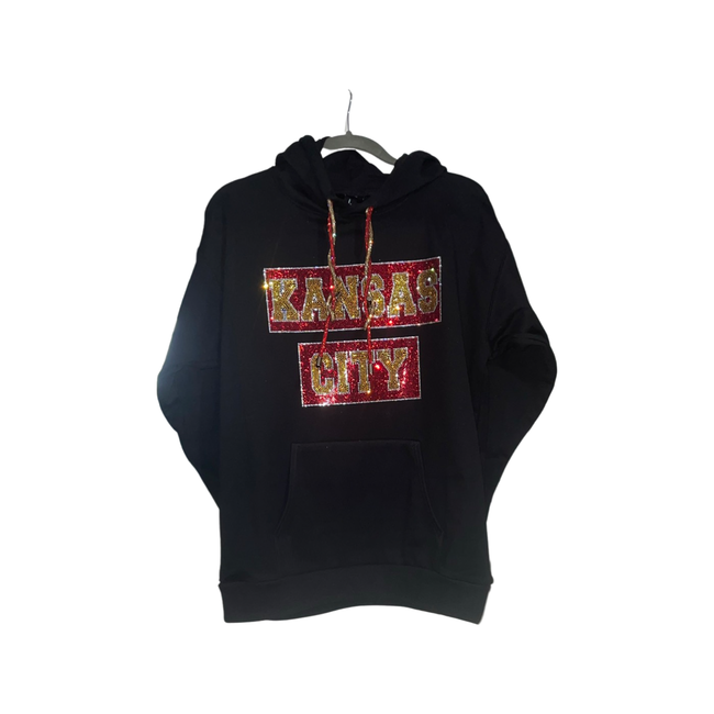 Kansas City Rhinestone Hoodie Hover Image