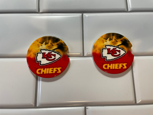 Chiefs Car Coasters