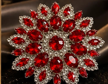 Ruby Royale crystal statement piece
